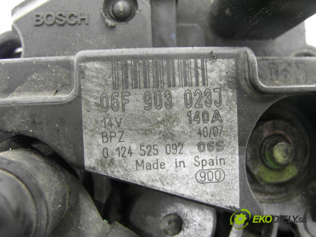 SEAT ALHAMBRA (7V8, 7V9) MINIVAN 2004 85,00 1.9 TDI - AUY 1896,00 Alternátor 06F903023J ; 0124525092 (Alternátor)