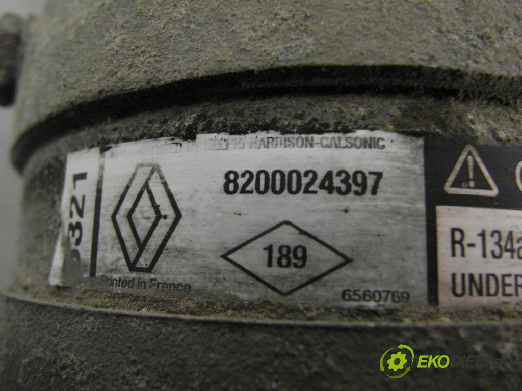 RENAULT LAGUNA II (BG0/1_) LIFTBACK 2004 79,00 1.6 16V (BG0A, BG0L) - K4M 714 1598,00 KOMPRESOR: klimatizace 8200024397 (Kompresor klimatizace)