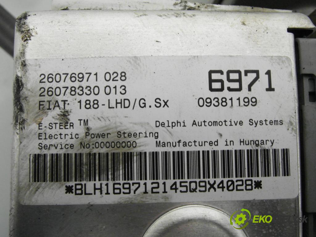 FIAT PUNTO (188_) HB 2002 44,00 1.2 Bifuel - 188 A4.000 1242,00 SLOUPEC / PODPORA elektrický 26076971028 ; 26078330013 ; 26087456