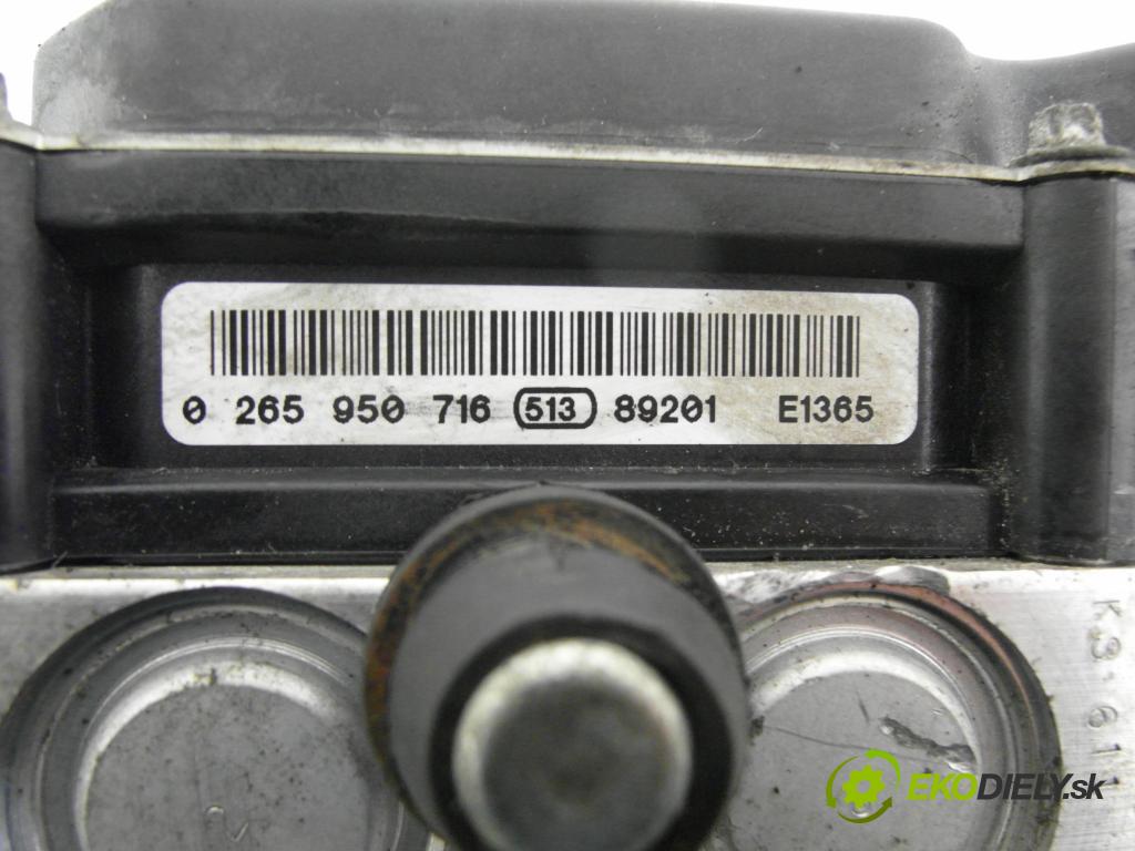 HONDA FR-V (BE) MINIVAN 2009 103,00 1.8 (BE1) - R18A1 1799,00 pumpa ABS 0265950716 (Pumpa ABS)