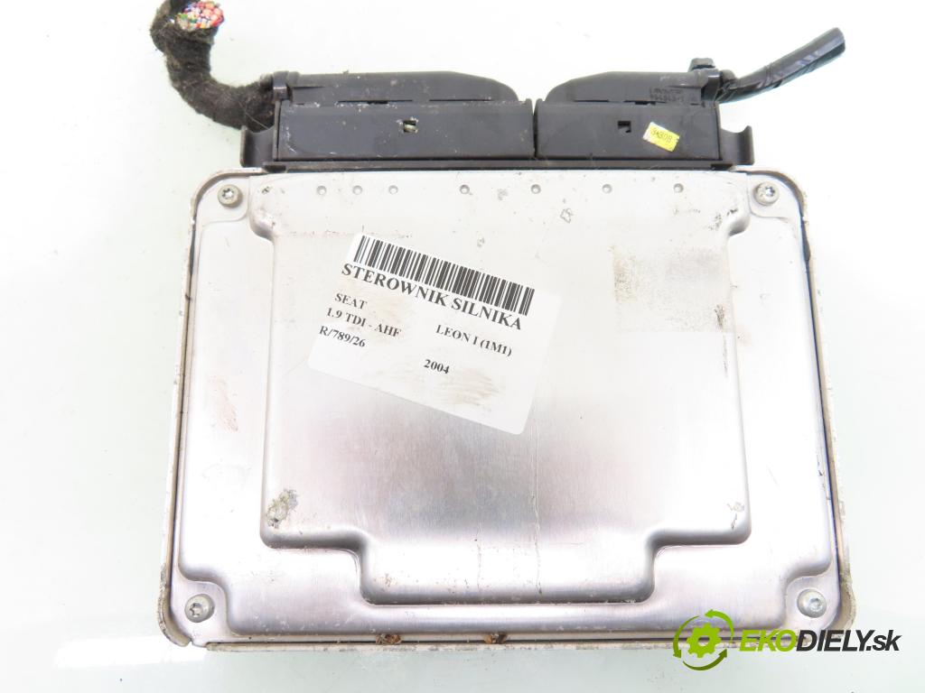 SEAT LEON (1M1) HB 2004 81,00 1.9 TDI - AHF 1896,00 Riadiaca jednotka Motor 038906012HD ; 0281011312