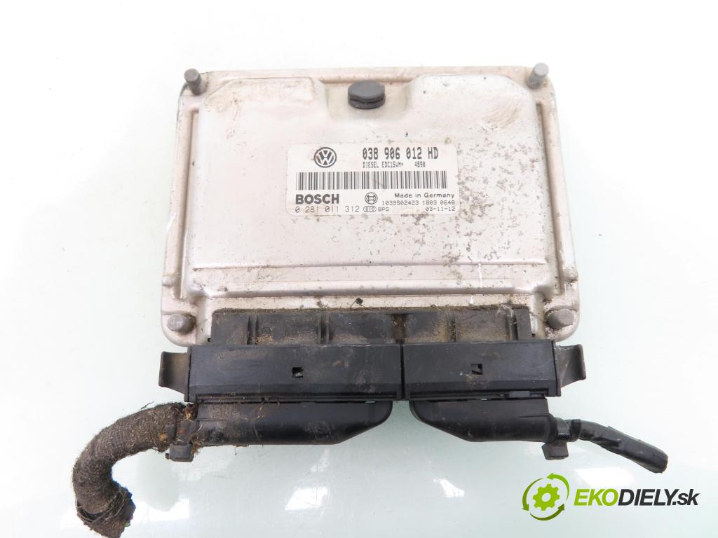SEAT LEON (1M1) HB 2004 81,00 1.9 TDI - AHF 1896,00 Riadiaca jednotka Motor 038906012HD ; 0281011312