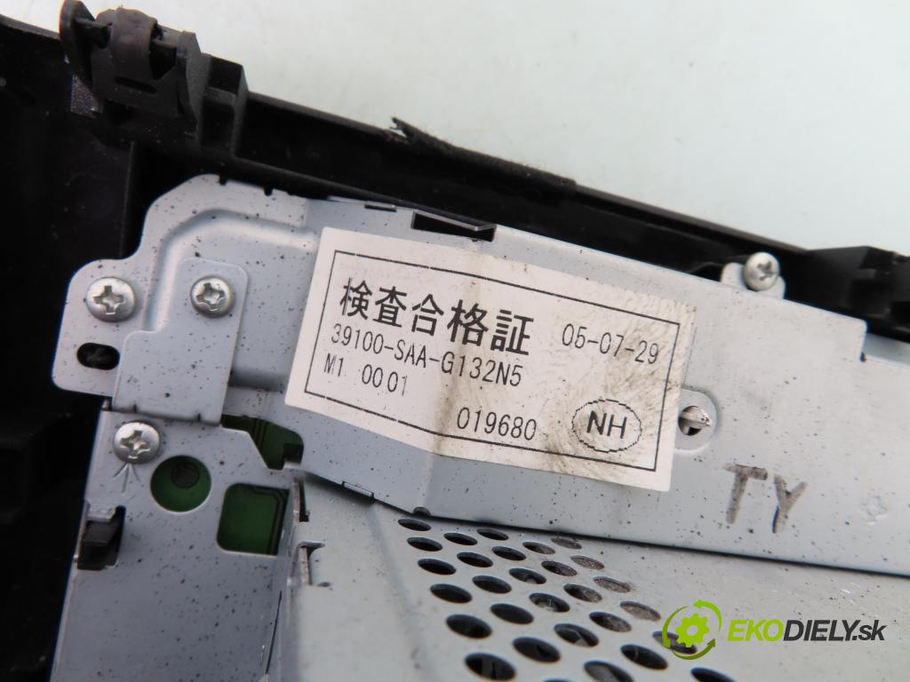 HONDA JAZZ II (GD_, GE3, GE2) HB 2005 57,00 1.2 i-DSI (GD5, GE2) - L12A1 1243,00 RADIO CD 39100SAAG132N5 ; 69102735