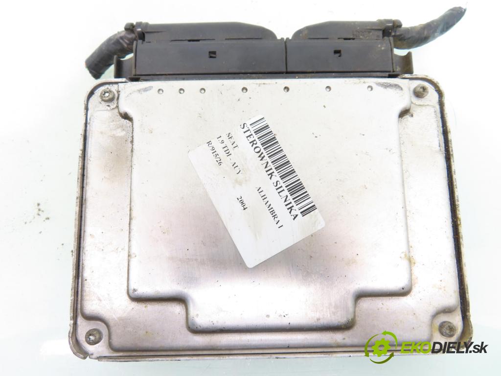 SEAT ALHAMBRA (7V8, 7V9) MINIVAN 2004 85,00 1.9 TDI - AUY 1896,00 řídící jednotka motora 038906019LQ ; 0281011144