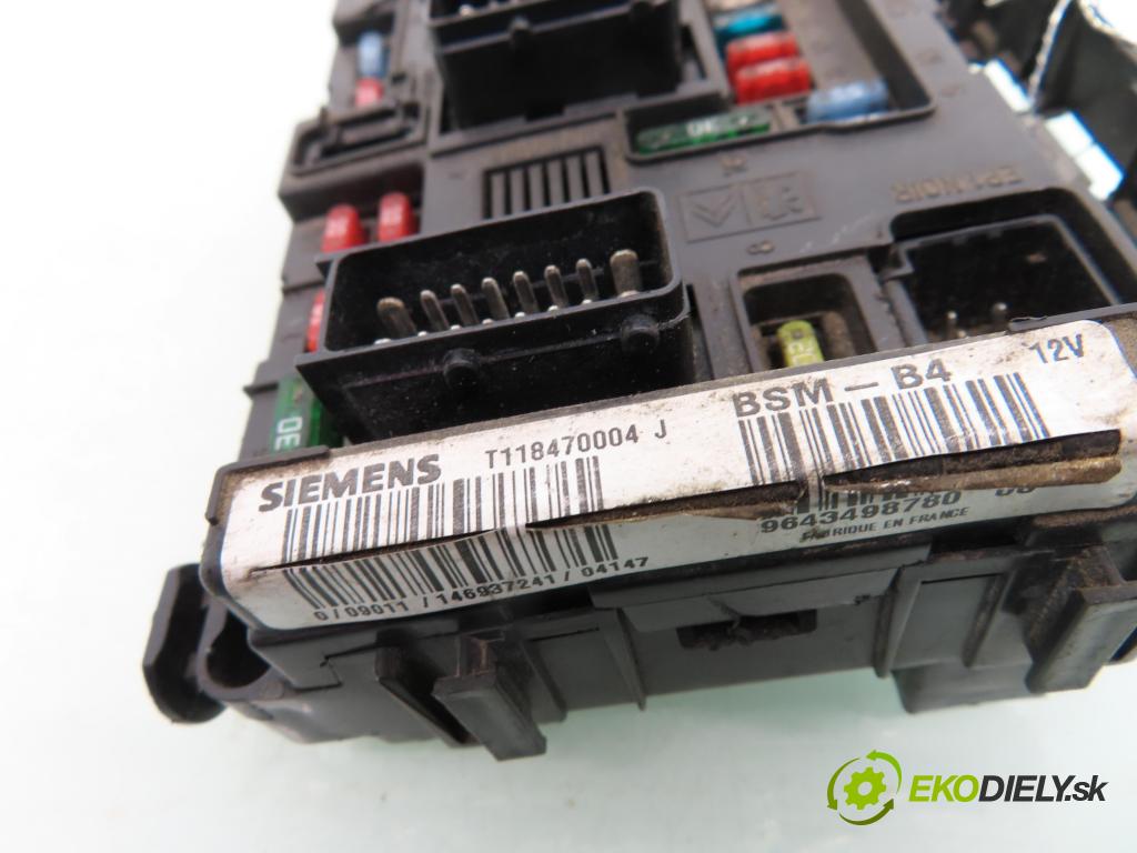 CITROEN C3 I (FC_) HB 2004 50,00 1.4 HDi - 8HX (DV4TD) 1398,00 MODUL BSM T118470004J ; 9643498780