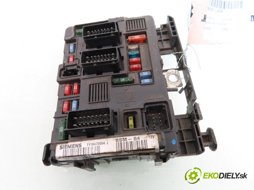 CITROEN C3 I (FC_) HB 2004 50,00 1.4 HDi - 8HX (DV4TD) 1398,00 MODUL BSM T118470004J ; 9643498780