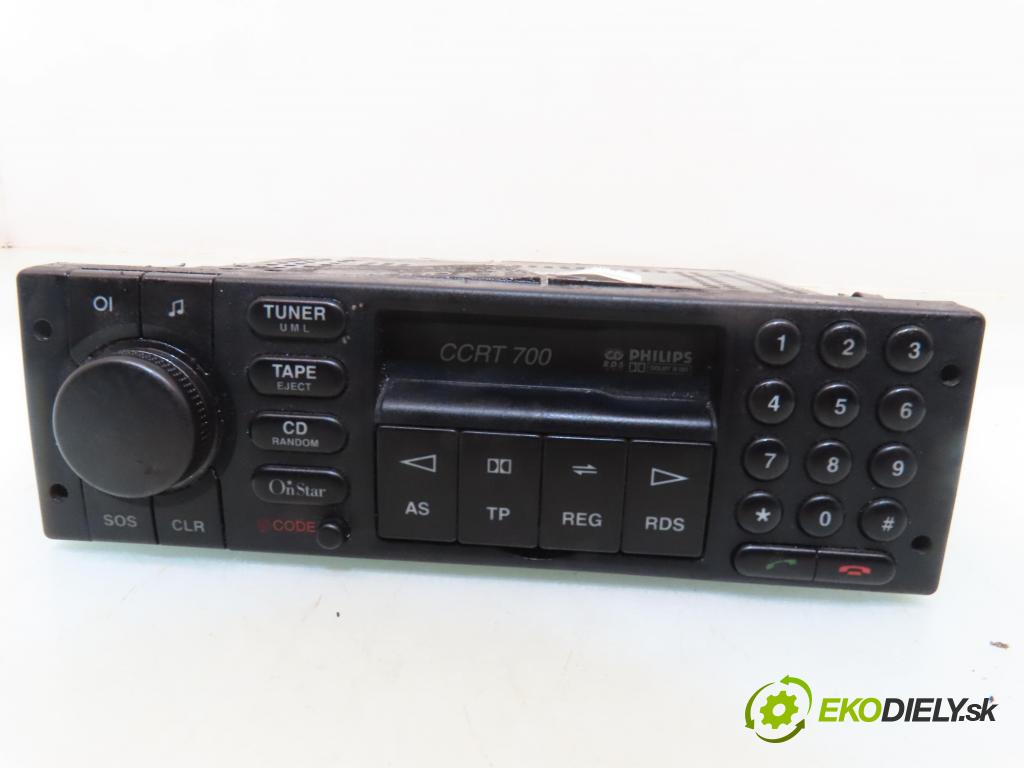 OPEL ZAFIRA A Nadwozie Wielkopojemne (MPV) (T98)  MINIVAN 2000 74,00 1.6 16V - X 16 XEL 1598,00 RADIO modul CCRT700