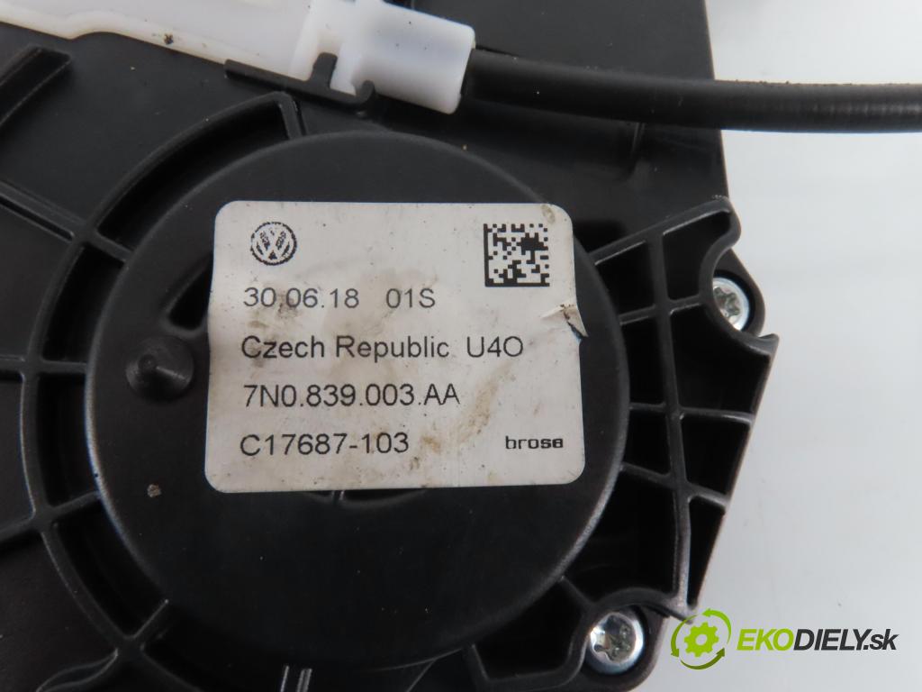 SEAT ALHAMBRA (710, 711) MINIVAN 2018 135,00 2.0 TDI - DFMA 1968,00 zámok Dvere posúvne 7N0839003A ; 7N0839015N