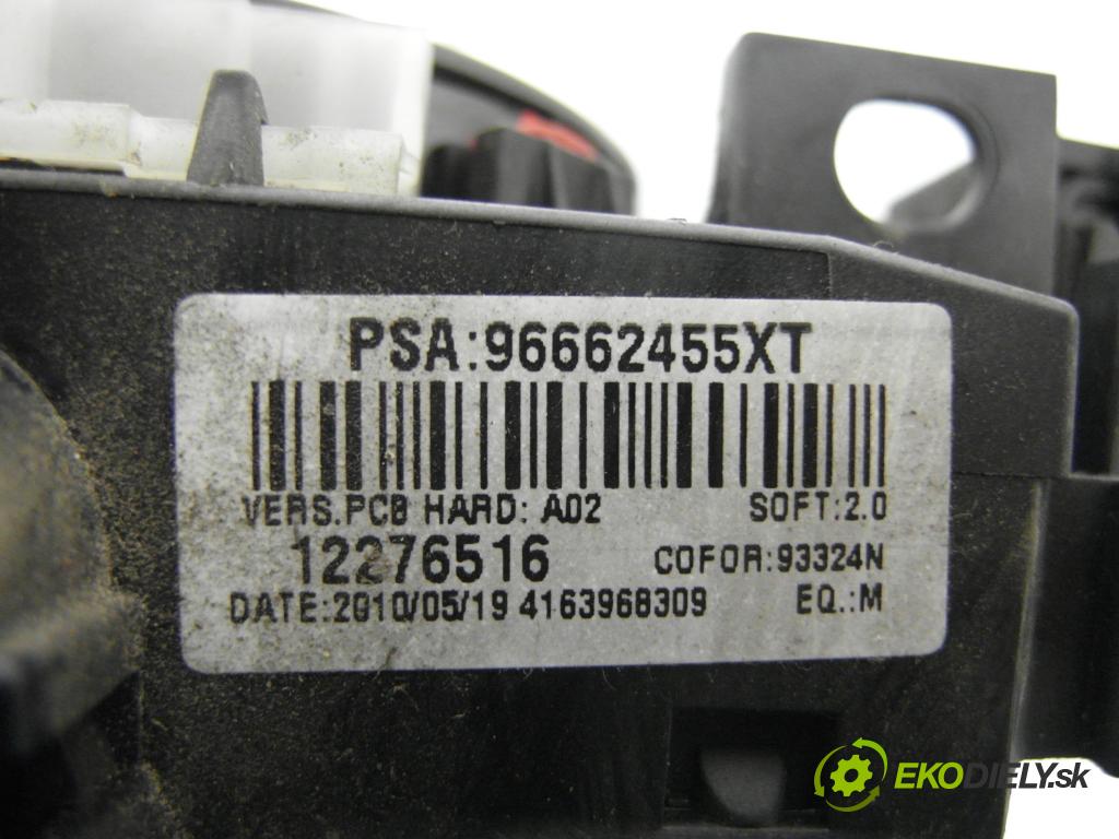 PEUGEOT PARTNER Skrzynia FURGON 2008 66,00 1.6 HDi 16V - 9HX (DV6AUTED4) 1560,00 páčka/prepínač 96662455XT ; COM2005 ; 12276516