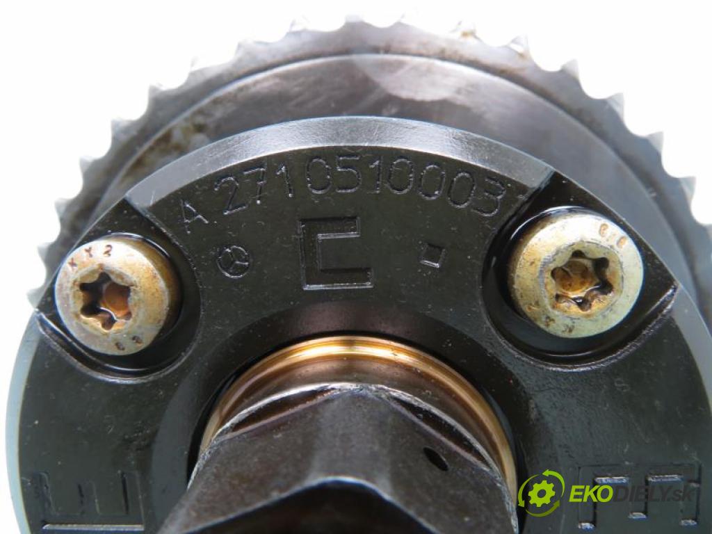 MERCEDES-BENZ KLASA C (W204) SEDAN 2008 115,00 C 180 Kompressor (204.046) - M 271.952 1796,00 vačka Vačkový hriadeľ: A2710510003