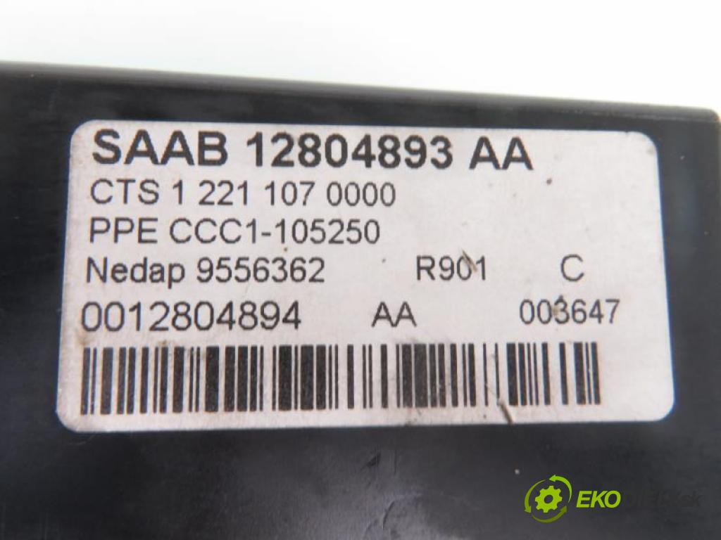 SAAB 9-3 (YS3F) CABRIO 2004 129,00 2.0 t - B207L 1998,00 riadiaca jednotka / MODUL INNE: 12804893AA ; 12211070000