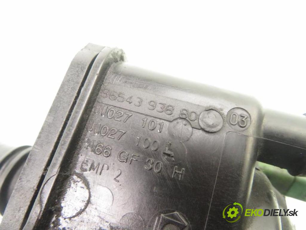 CITROEN C3 I (FC_) HB 2003 50,00 1.4 HDi 8V - 8HX 1398,00 Obal termostatu 9654393880 (Obal (príruba) termostatu)