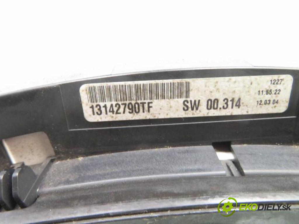 OPEL ASTRA H (A04) HB 2005 74,00 1.7 CDTI 100 - Z 17 DTH 1686,00 Prístrojovka elektrický 13142790TF
