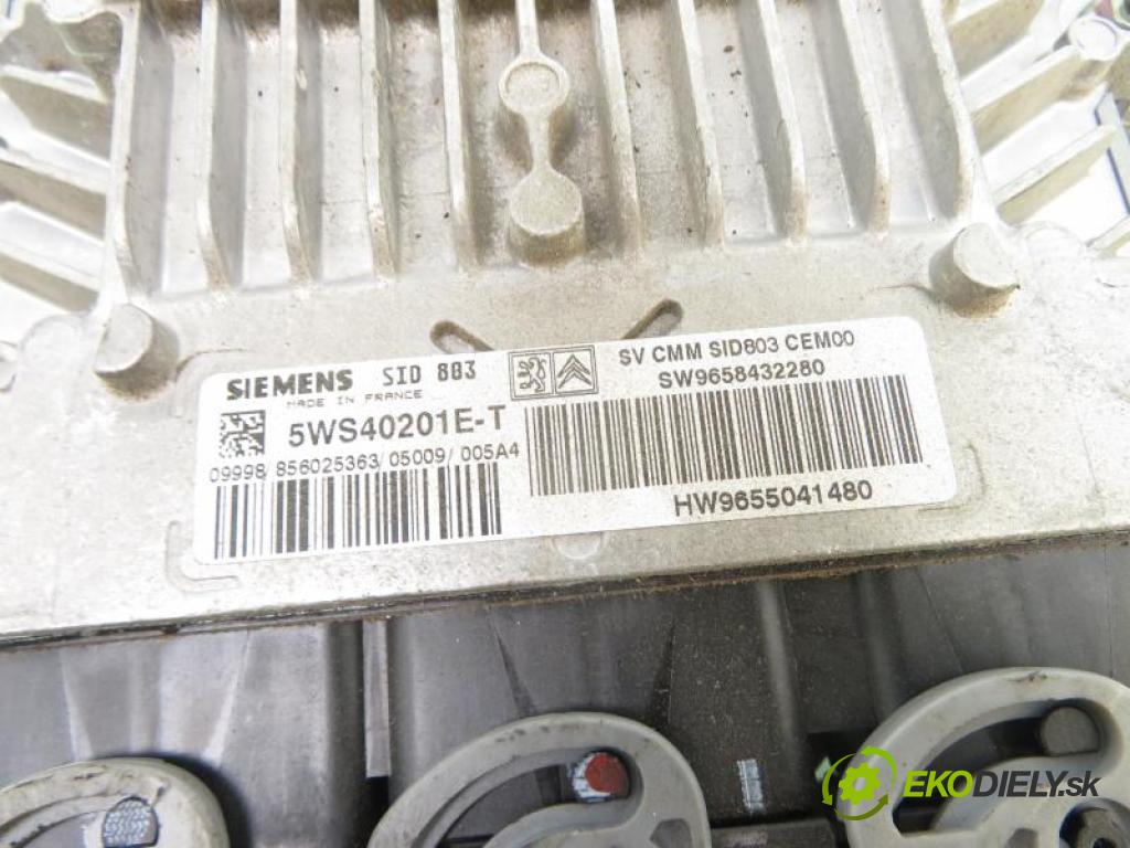 CITROEN C4 I (LC_) HB 2004 100,00 2.0 HDi - RHR (DW10BTED4) 1997,00 řídící jednotka motora 5WS40201ET ; HW9655041480 ; 9658432280