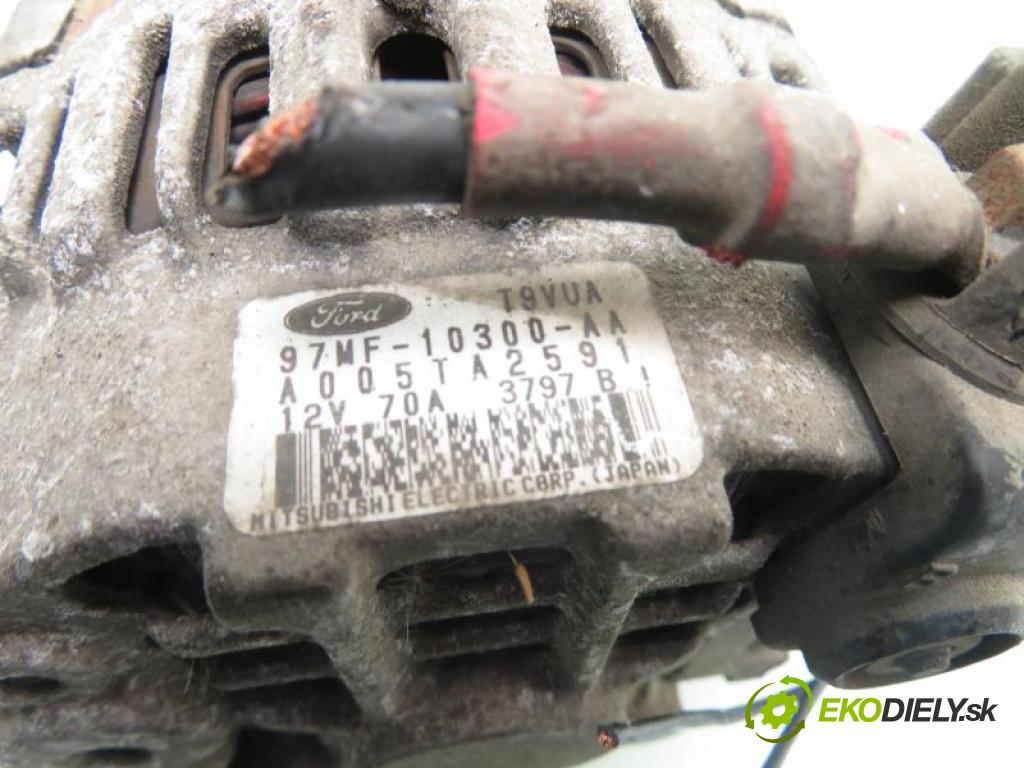 FORD PUMA (EC_) COUPE 1997 92,00 1.7 16V - MHA 1679,00 Alternátor 97MF10300AA ; A005TA2591 (Alternátor)