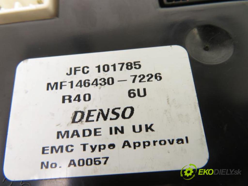 ROVER 75 (RJ) SEDAN 1999 110,00 2.0 V6 - 20 K4F 1997,00 Panel kúrenia KLIMATRONIK MF1464307226 ; MF146430 ; JFC101785