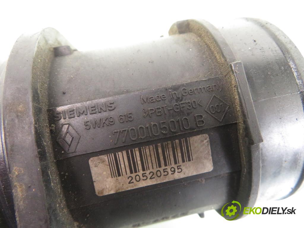 RENAULT MEGANE Scenic (JA0/1_) MINIVAN 1997 72,00 1.9 dTi (JA0N) - F9Q 734 1870,00 váha vzduchu vzduchu 7700105010B 