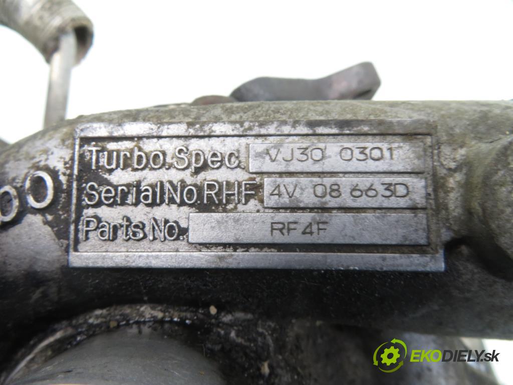 MAZDA PREMACY (CP) MINIVAN 2003 74,00 2.0 TD - RF4F 1998,00 Turbodúchadlo VJ300301; 4V08663D (Turbodúchadlá (kompletné))