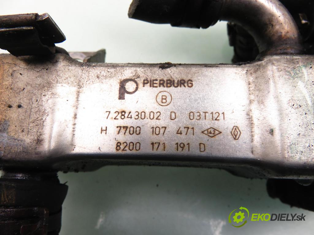 RENAULT SCENIC II (JM0/1_) MINIVAN 2003 88,00 1.9 dCi 120 - F9Q 812 1870,00 Chladič spalín H7700107471  ; 8200171191D; 70007501
