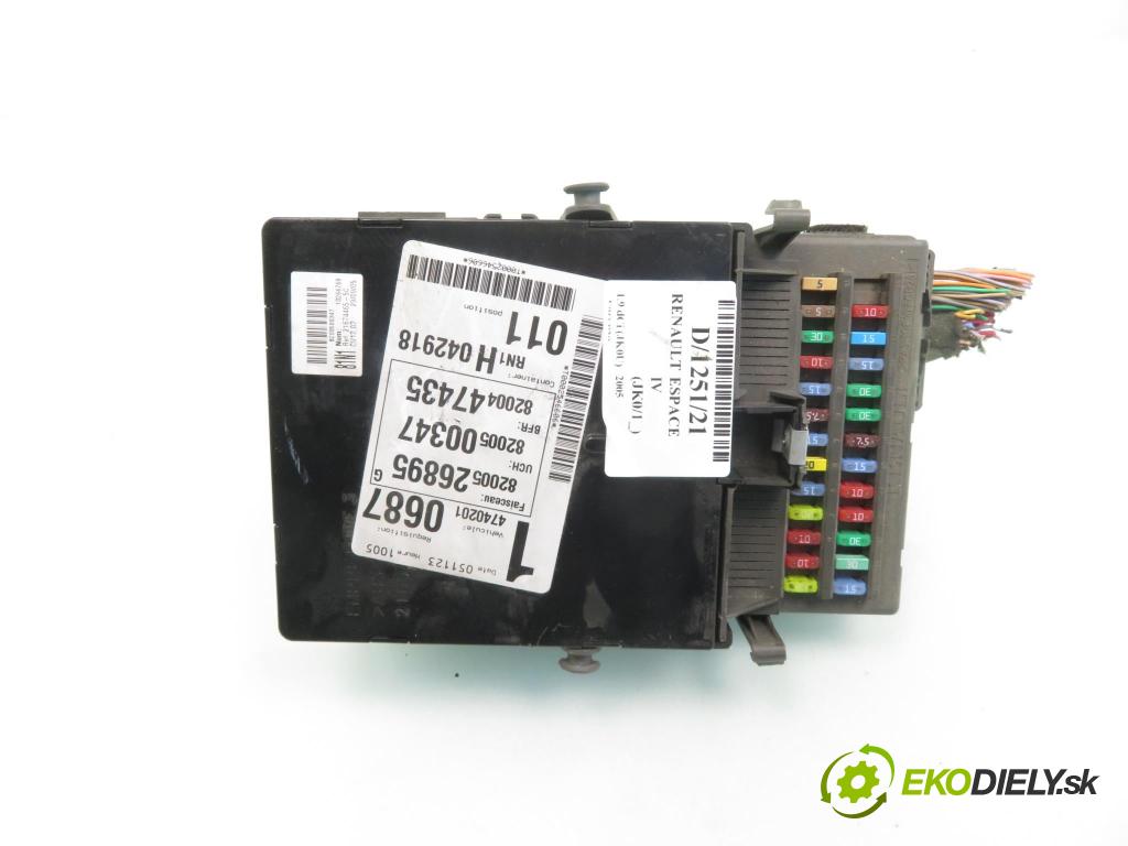 RENAULT ESPACE IV (JK0/1_) MINIVAN 2005 85,00 1.9 dCi 116 - F9Q 820 1870,00 MODUL BSI 8200526895