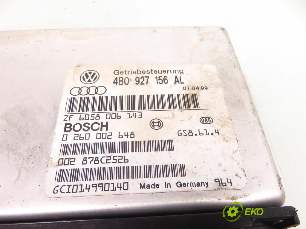 AUDI A6 (4B2, C5) SEDAN 1999 121,00 2.4 - APS 2393,00 Riadiaca jednotka prevodovky 4B0927156AL ; 0260002648