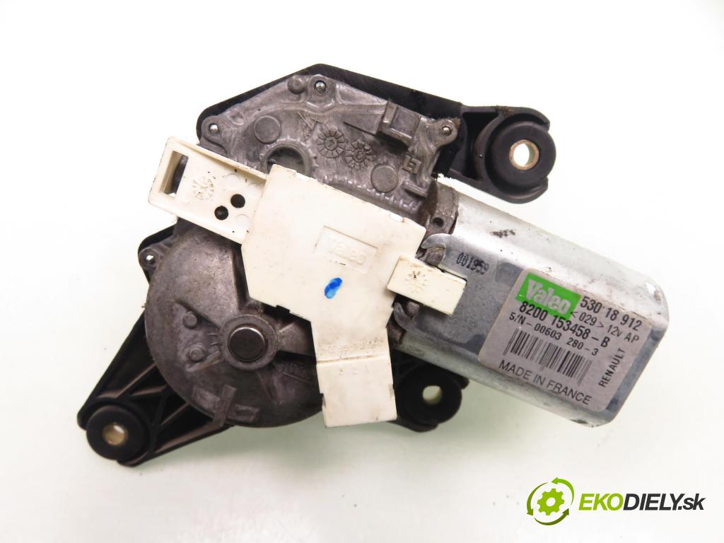 RENAULT SCENIC II (JM0/1_) MINIVAN 2003 88,00 1.9 dCi 120 - F9Q 812 1870,00 Motorček stierače zadné 8200153458 ; 53018912