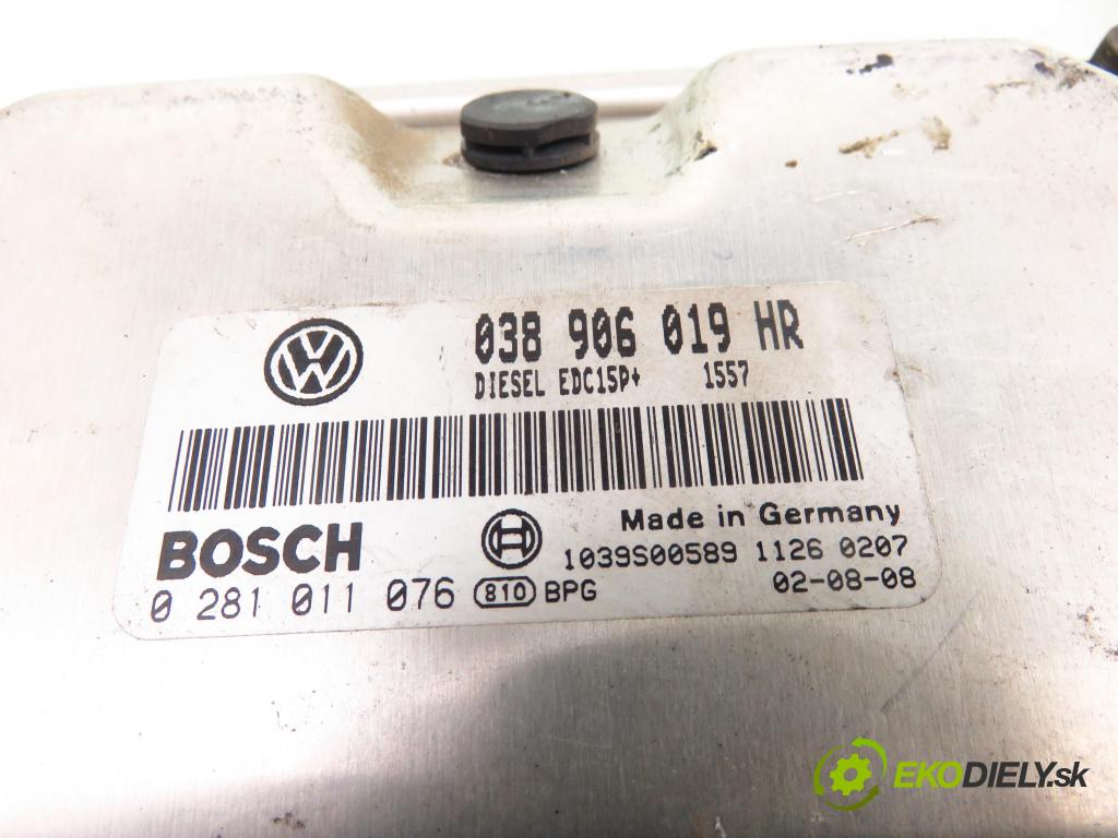 VW POLO (9N_) HB 2002 74,00 1.9 TDI - ATD 1896,00 řídící jednotka motora 038906019HR ; 0281011076