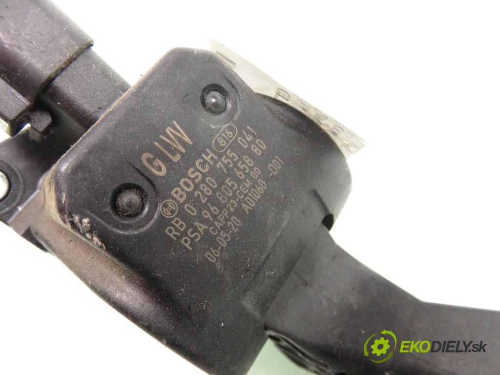 CITROEN C4 coupe (LA_) COUPE 2006 66,00 1.6 HDi - 9HX (DV6ATED4) 1560,00 Potenciometer plynu 0280755041 ; 9680565880 (Potenciometer plynového pedálu)