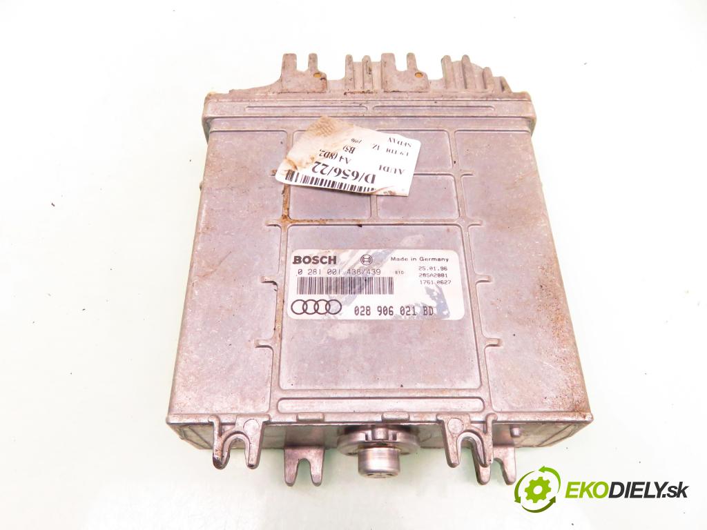 AUDI A4 (8D2, B5) SEDAN 1996 66,00 1.9 TDI - 1Z 1896,00 řídící jednotka motora 028906021BD; 0281001438