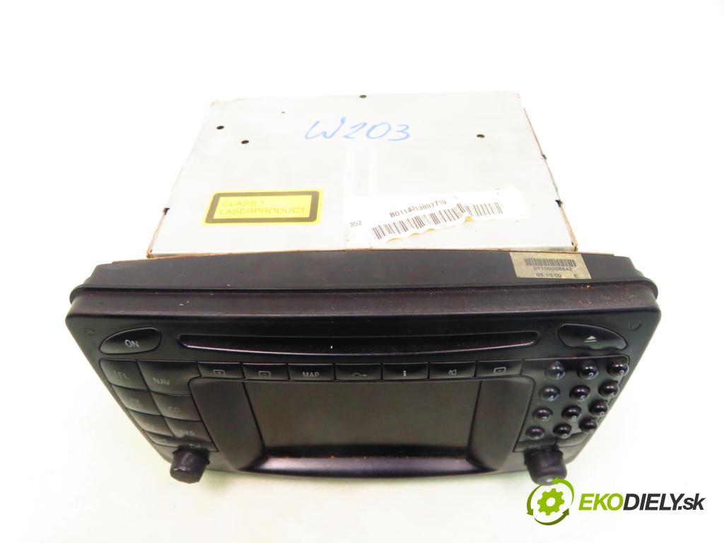 MERCEDES-BENZ KLASA C (W203) SEDAN 2000 95,00 C 180 (203.035) - M 111.951 1998,00 RADIO CD A2038209189; 7612001143