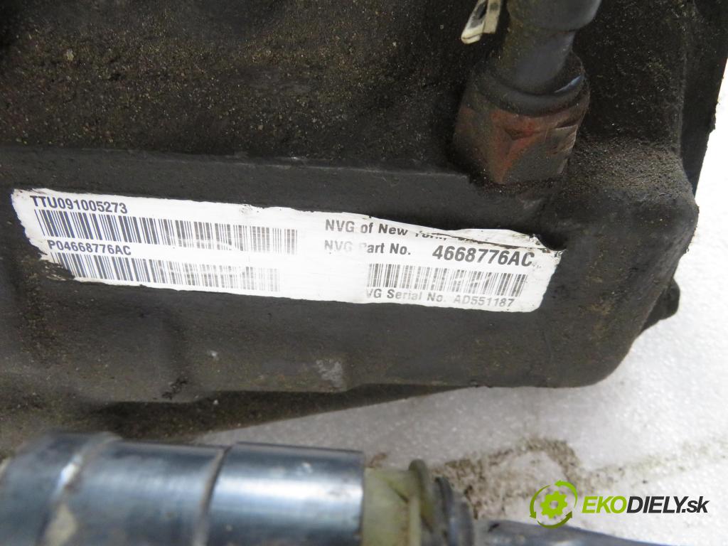 CHRYSLER PT CRUISER (PT_) MINIVAN 2000 104,00 2 - ECC 1996,00 Prevodovka MANUALNA 4668776AC