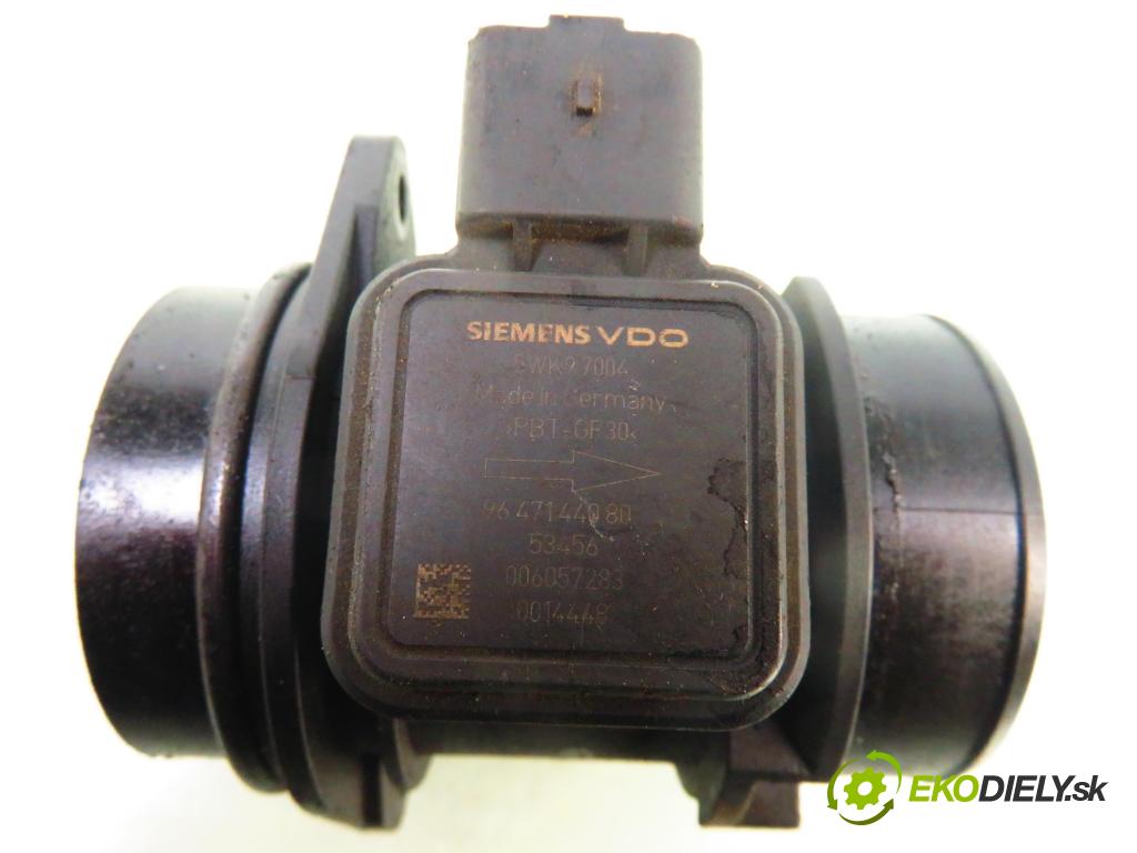 CITROEN C3 I (FC_) HB 2003 66,00 1.4 16V HDi - 8HY (DV4TED4) 1398,00 váha vzduchu vzduchu 9647144080 ; 5WK97004