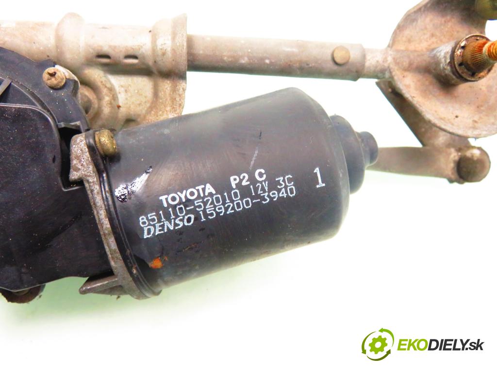 TOYOTA YARIS (_P1_) HB 2001 63,00 1.3 VVTi 86 - 2NZ-FE 1299,00 Motorček stieračov 8511052010 ; 1592003940