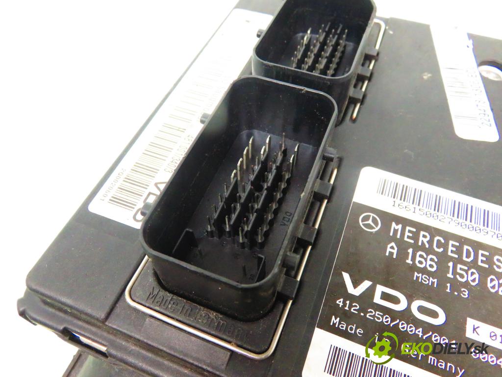 MERCEDES-BENZ KLASA A (W168) HB 1999 60,00 1.4 A 140 82 - M 166.940 1397,00 Riadiaca jednotka Motor A1661500279 ; A1661404800