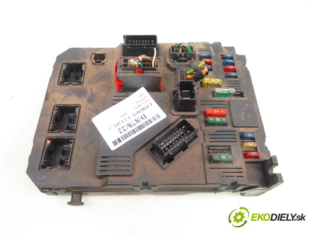 CITROEN C3 I (FC_) HB 2003 44,00 1.1 i - HFX (TU1A) 1124,00 MODUL BSI S118085100; 9650585880