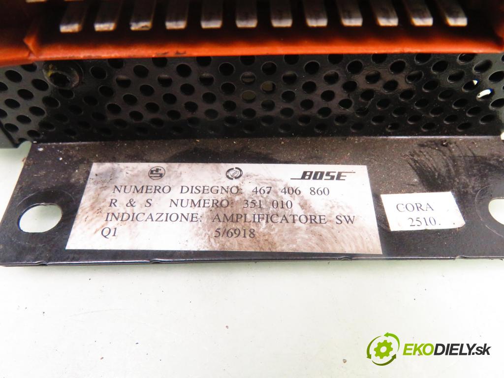 LANCIA LYBRA SW (839_) KOMBI 2001 81,00 1.9 JTD (839BXI1A) - AR 37101 1910,00 Zosilňovač 467406860 (Zosilňovače)