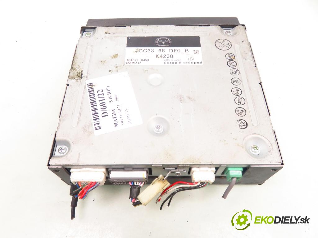 MAZDA 5 (CR19) MINIVAN 2006 105,00 2.0 MZR-CD 143 - RF7J 1998,00 čítač navigácie CC33668FXB; 4621008593 (Ostatné)