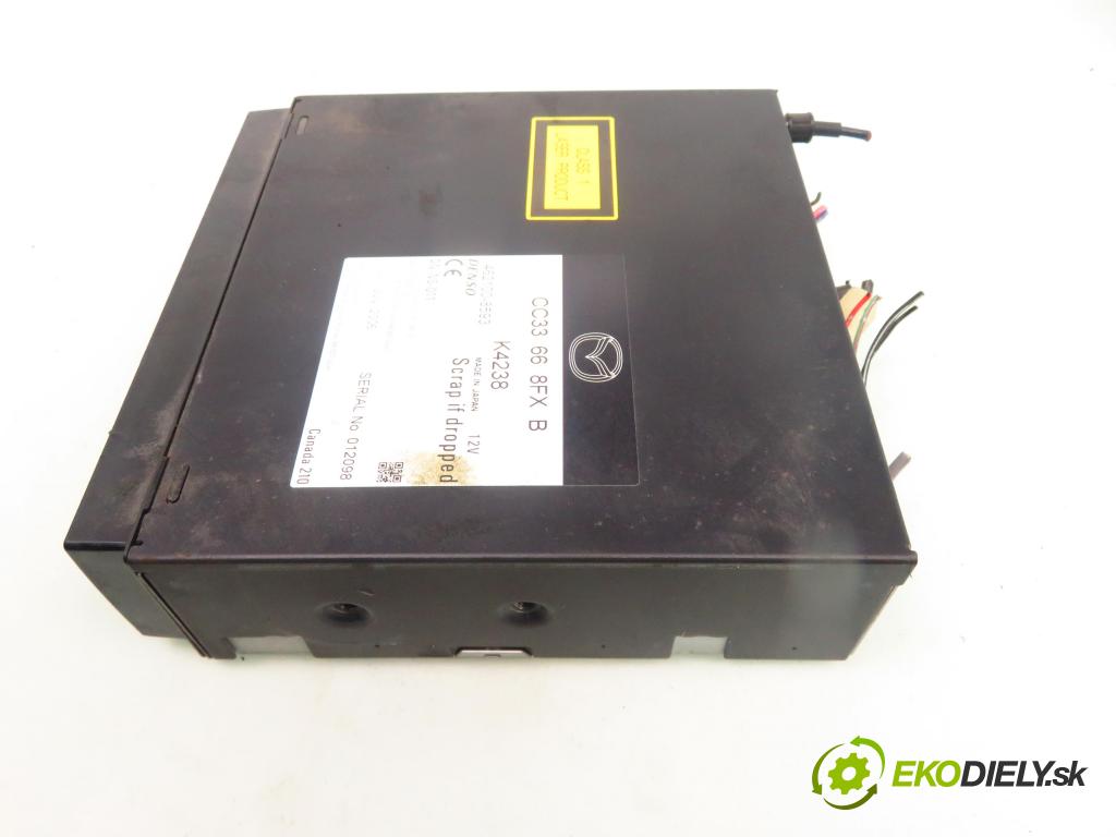 MAZDA 5 (CR19) MINIVAN 2006 105,00 2.0 MZR-CD 143 - RF7J 1998,00 čítač navigácie CC33668FXB; 4621008593 (Ostatné)