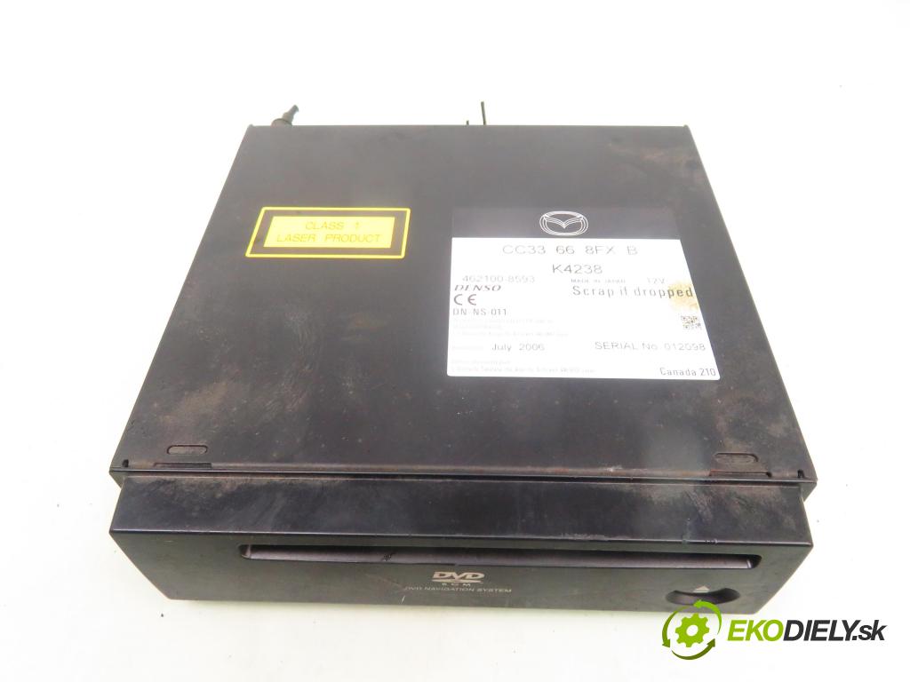 MAZDA 5 (CR19) MINIVAN 2006 105,00 2.0 MZR-CD 143 - RF7J 1998,00 čítač navigácie CC33668FXB; 4621008593 (Ostatné)