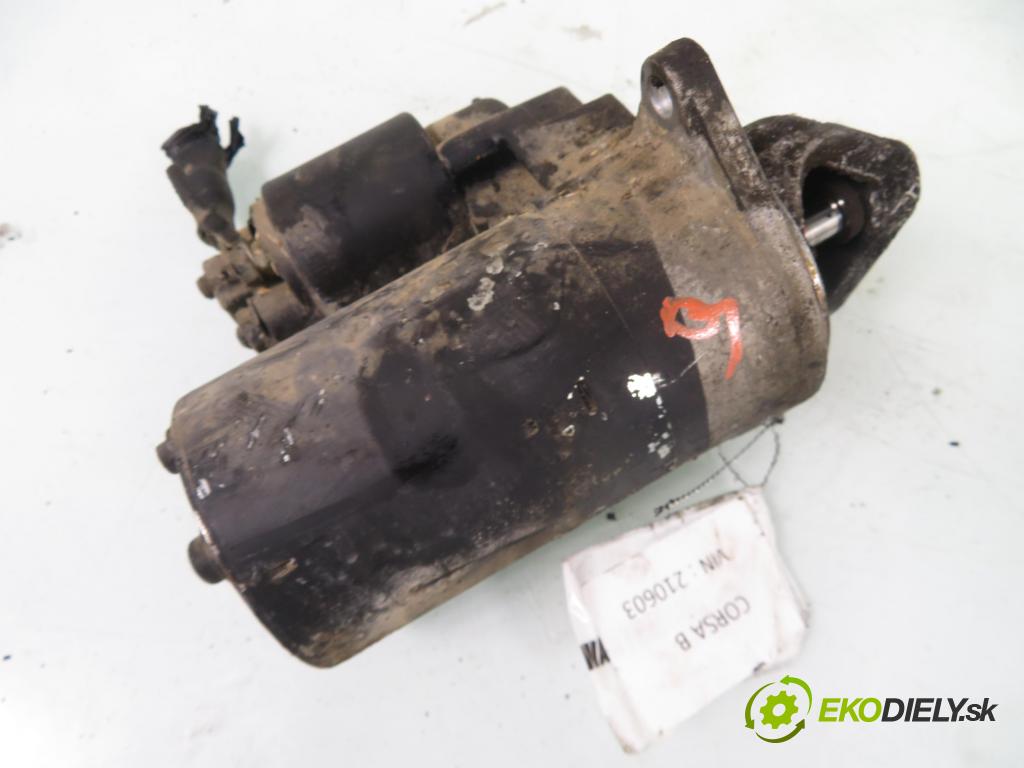 OPEL CORSA B (S93) HB 1998 40,00 1.0 i 12V 54 - X 10 XE 973,00 Štartér 1005821939 (Štartéry)