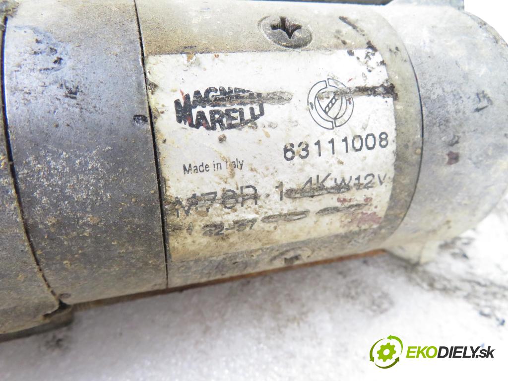 FIAT SIENA (178_) / ALBEA HB 2002 67,00 1.6 16V - 182 B6.000 1596,00 startér 63111008 (Startér)