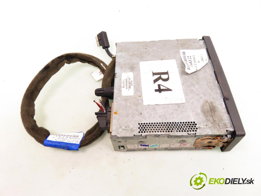 RENAULT ESPACE IV (JK0/1_) MINIVAN 2002 110,00 2.2 dCi (JK0H) 150 - G9T 742 2188,00 čítač navigácie 8200149801 (Ostatné)