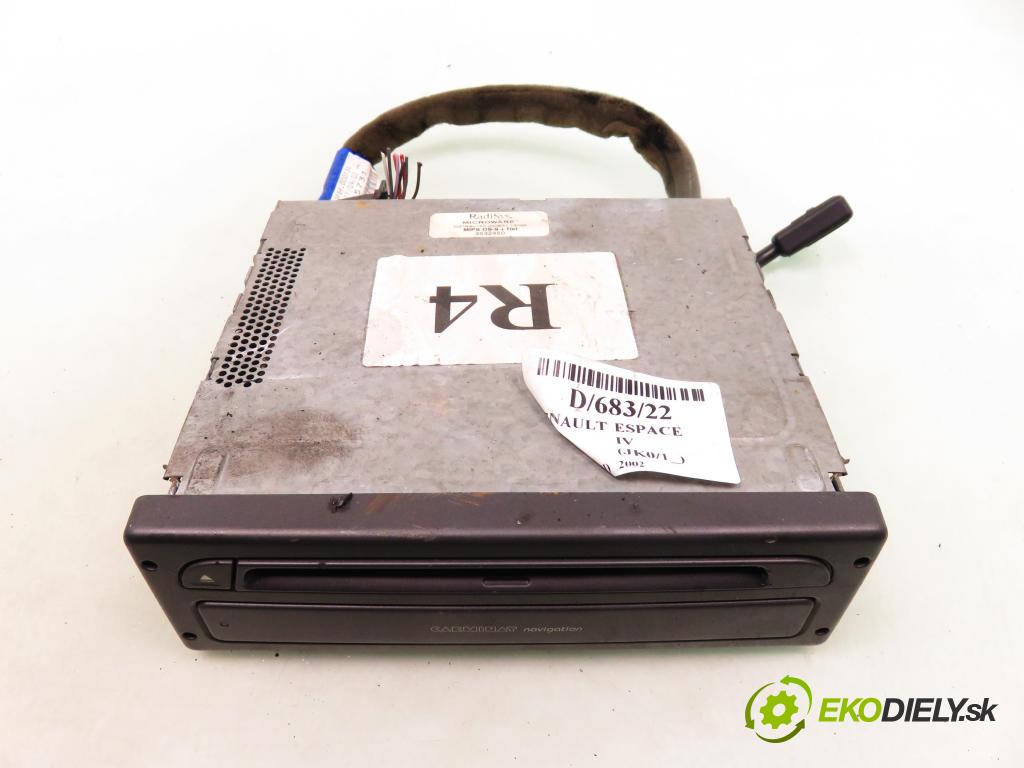 RENAULT ESPACE IV (JK0/1_) MINIVAN 2002 110,00 2.2 dCi (JK0H) 150 - G9T 742 2188,00 čítač navigácie 8200149801 (Ostatné)