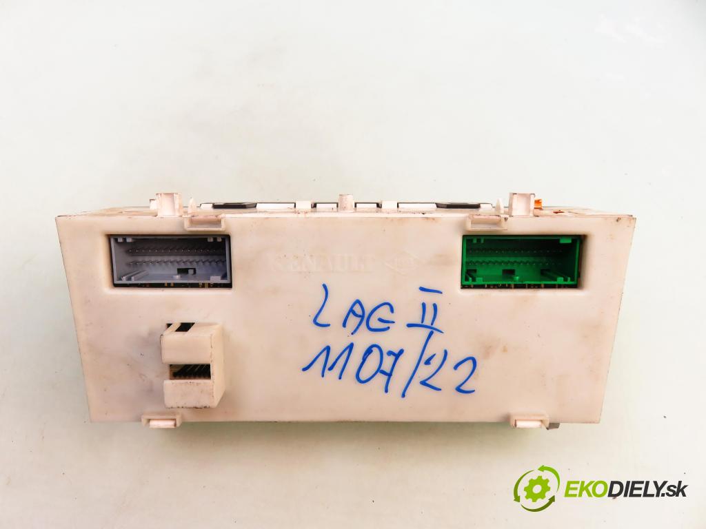 RENAULT LAGUNA II (BG0/1_) LIFTBACK 2002 89,00 1.8 16V 121 - F4P 770 1783,00 Panel kúrenia KLIMATRONIK 8200181132A