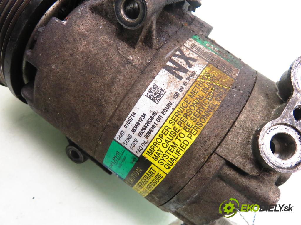 OPEL MERIVA A nadwozie wielkoprzestrzenne (MPV) (X03) MINIVAN 2008 66,00 1.4 16V Twinport - Z 14 XEP 1364,00 KOMPRESOR: klimatizace 9165714 ; 383601234 (Kompresory)
