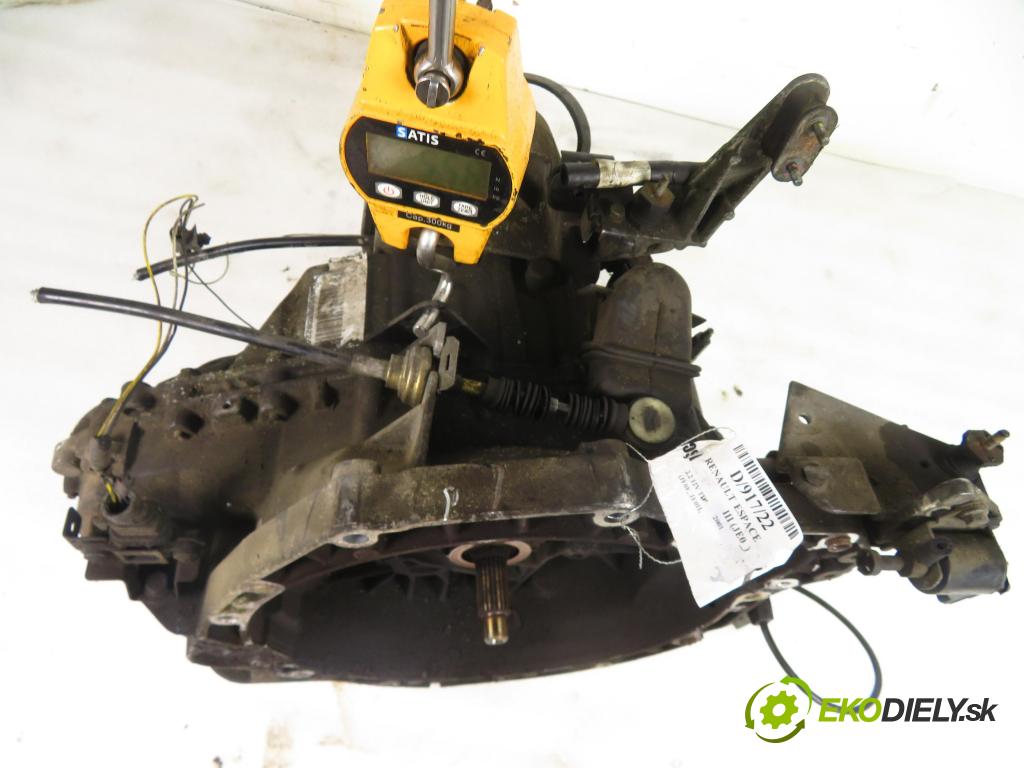 RENAULT ESPACE III (JE0_) MINIVAN 2001 83,00 2.2 12V TD (JE0E, JE0H, JE0P) - G8T 716 2188,00 Prevodovka MANUALNA 7700599977