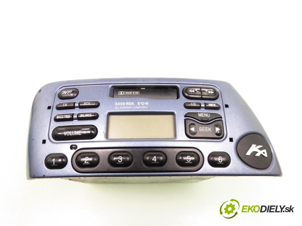 FORD KA (RB_) HB 2001 44,00 1.3 i - J4S 1299,00 RADIO Modul 97KP18K876FC