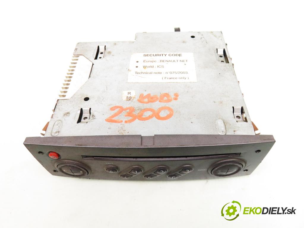 RENAULT MEGANE II (BM0/1_, CM0/1_) HB 2004 60,00 1.5 dCi 82 - K9K 722 1461,00 RADIO CD 8200633636; 8200633636T