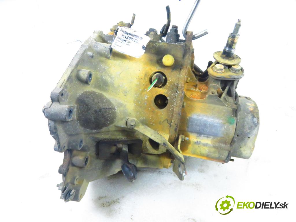 PEUGEOT 206 liftback (2A/C) HB 1999 66,00 2.0 HDI 90 - RHY 1997,00 Prevodovka MANUALNA 20DLO6; 1127398B