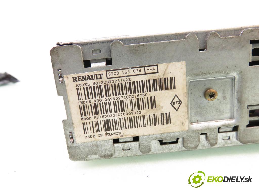 RENAULT LAGUNA II (BG0/1_) HB 2004 74,00 1.9 dCi 101 - F9Q 754 1870,00 čítač navigácie 8200163078A (Elektrosúčasti ostatné)